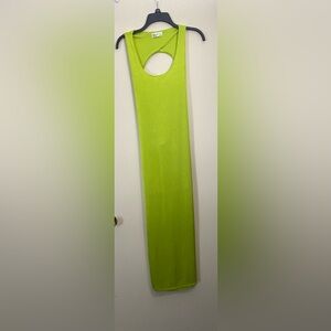 LIME GREEN DRESS